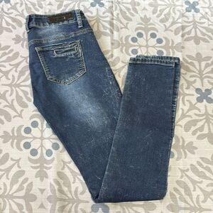 Women’s Oxygen jeans style stretch leggings sz Small